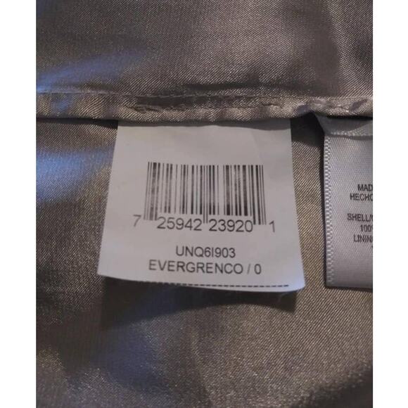 BCBGMaxAzria 100% Silk Ruffle Abstract Strapless Dress Party Prom Event Sz 0 - Picture 4 of 6